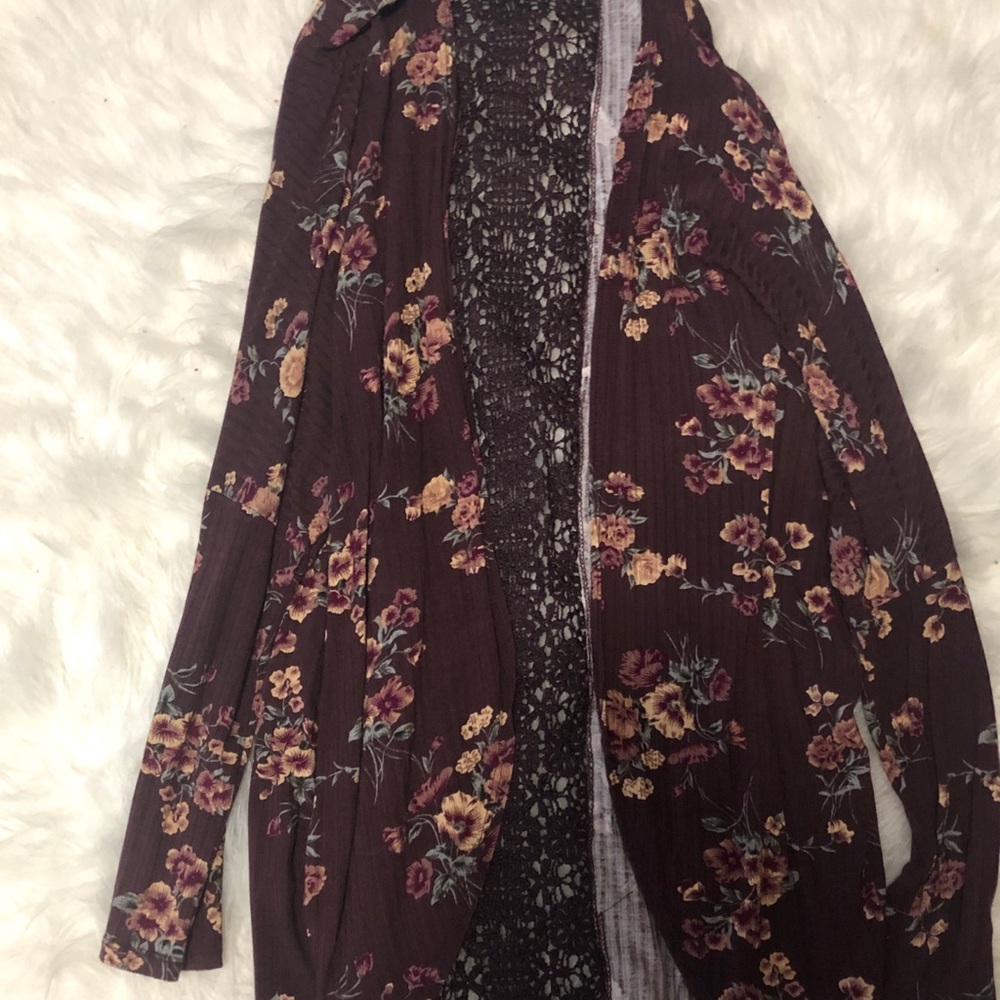 Floral cardigan